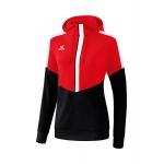 Erima Hoodie Squad (Cotton Touch) Red/Black Women